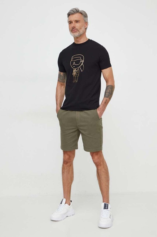 Karl Lagerfeld t-shirt 542221.755054 czarny SS24
