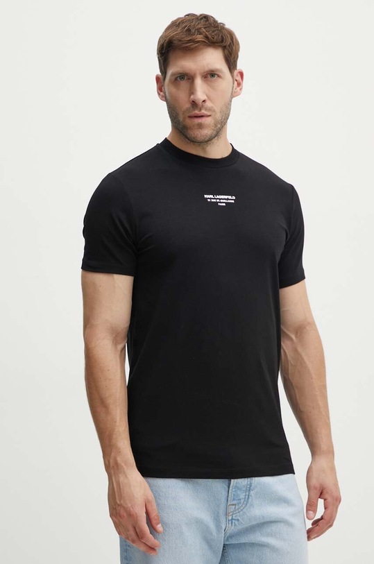 Karl Lagerfeld t-shirt fekete 542221.755080