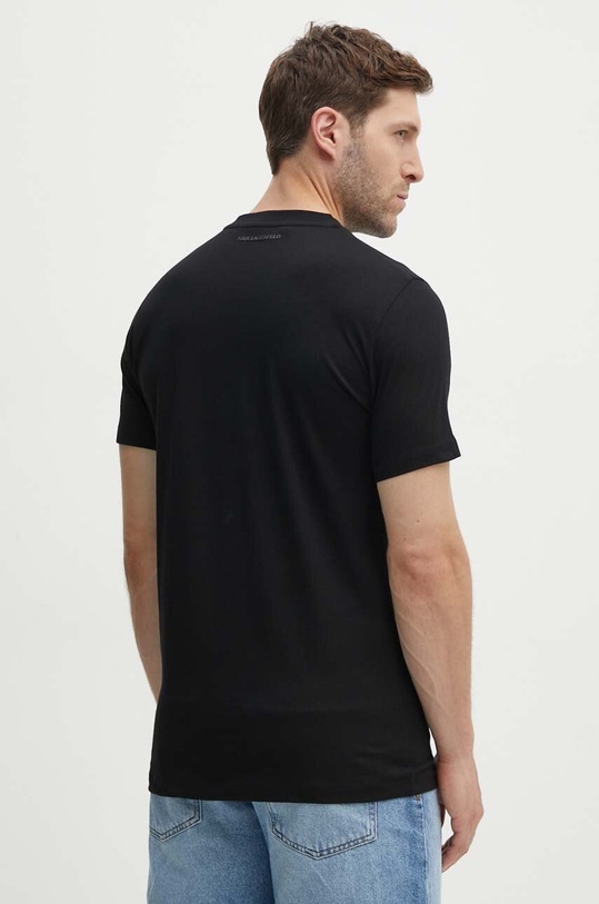 Odzież Karl Lagerfeld t-shirt bawełniany 542224.755082 czarny