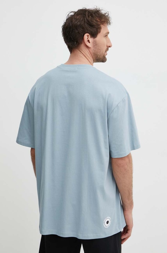 Odzież Karl Lagerfeld t-shirt bawełniany Dour Darcel X Karl 542270.755098 niebieski