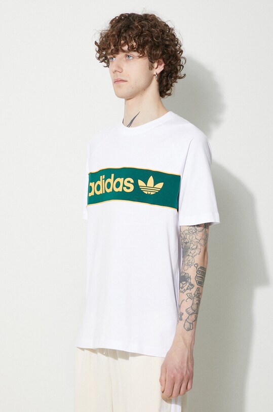 adidas Originals t-shirt in cotone bianco IU0198