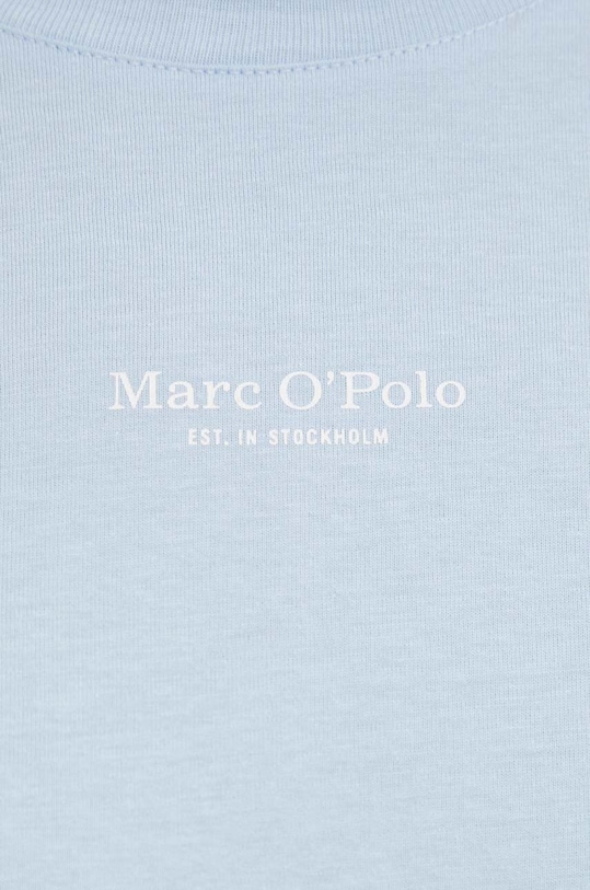 Marc O'Polo t-shirt bawełniany niebieski 421201251034