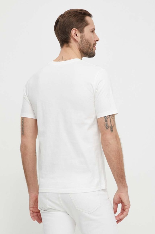 Bombažna kratka majica Marc O'Polo 421201251054 bela SS24