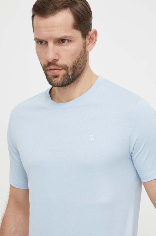 Marc O'Polo t-shirt bawełniany bawełna niebieski 421201251054