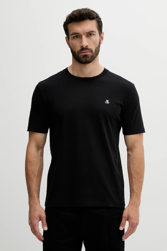 Marc O'Polo t-shirt bawełniany 2-pack bawełna czarny 421205809102