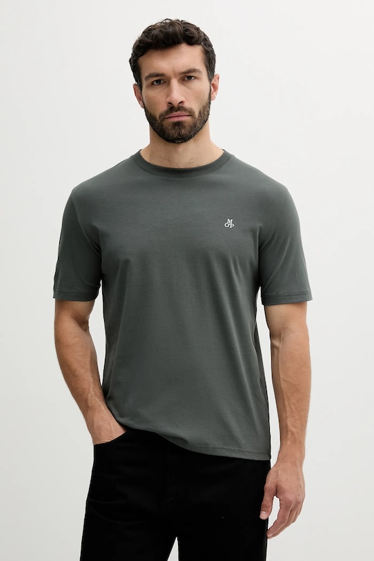 Marc O'Polo t-shirt bawełniany 2-pack 421205809102 czarny AA00