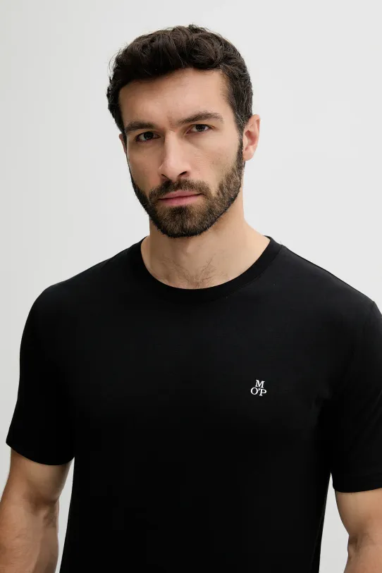 Marc O'Polo tricou din bumbac 2-pack 421205809102 negru