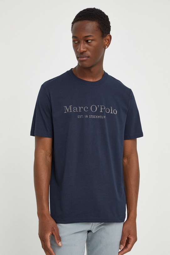 Marc O'Polo t-shirt bawełniany 2-pack 421205809104 granatowy SS24