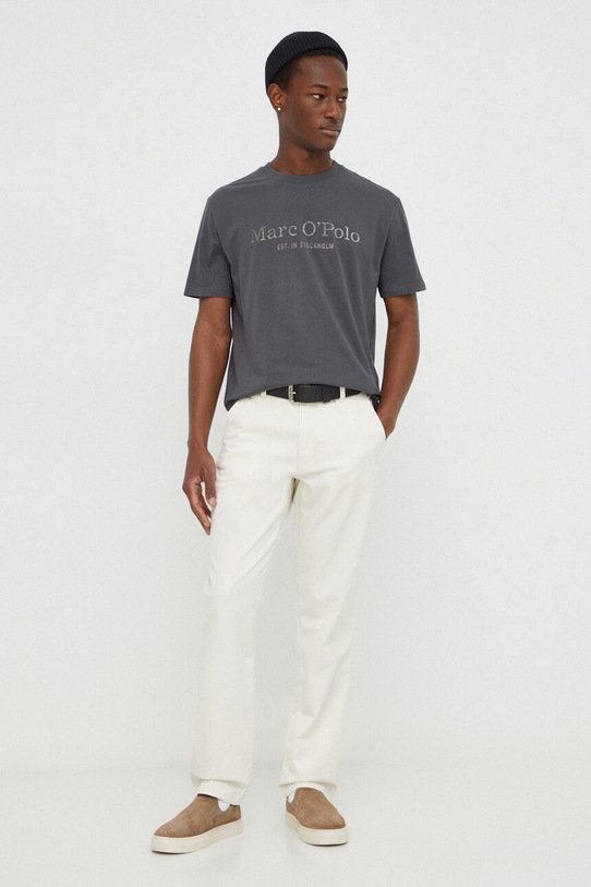 Oblečenie Bavlnené tričko Marc O'Polo 2-pak 421205809104 sivá