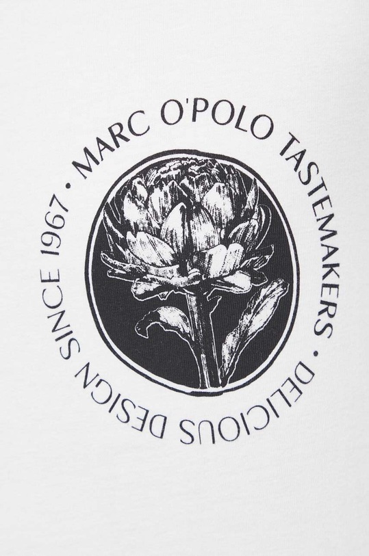 Marc O'Polo t-shirt bawełniany 422201651062 beżowy