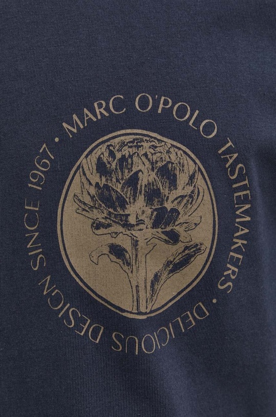 Marc O'Polo t-shirt bawełniany 422201651062 granatowy
