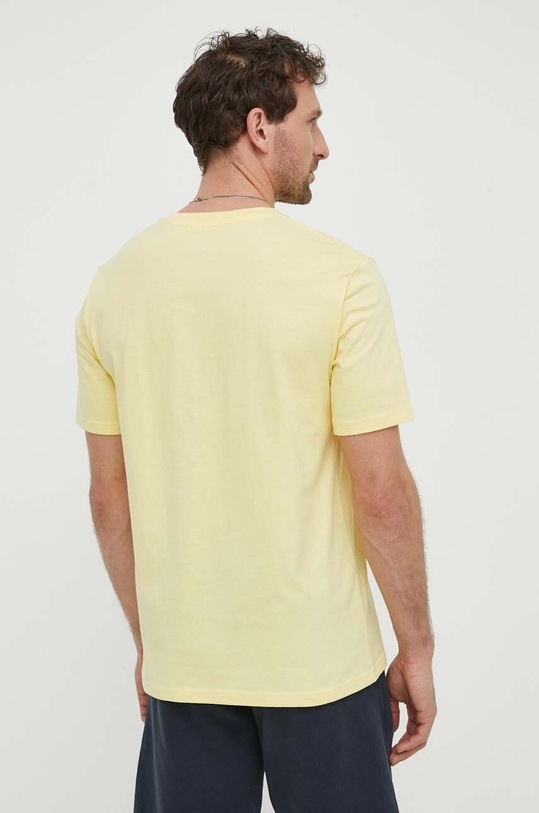 Ρούχα Βαμβακερό μπλουζάκι Marc O'Polo 423201251052 κίτρινο