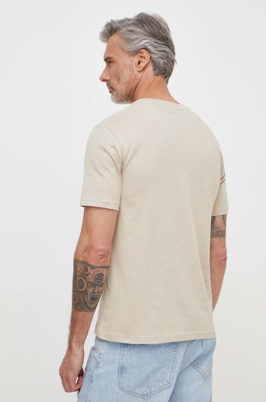 Odzież Marc O'Polo t-shirt bawełniany 423201251052 beżowy