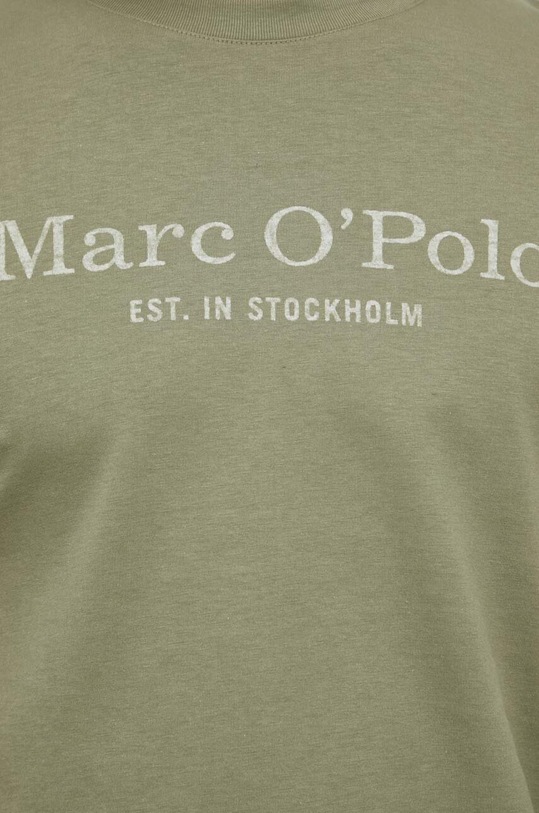 Marc O'Polo t-shirt bawełniany zielony 423201251052