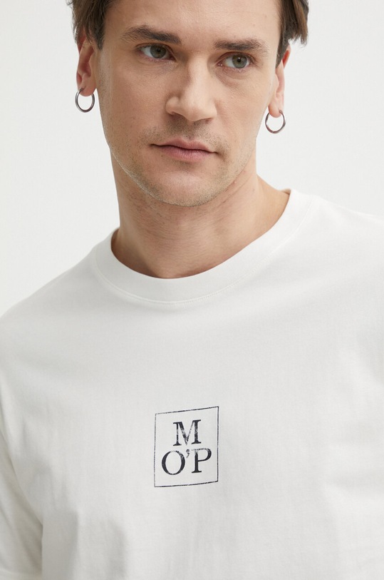 Odzież Marc O'Polo t-shirt bawełniany 423201251070 biały