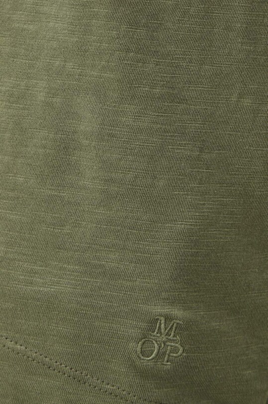 Хлопковая футболка Marc O'Polo 423217651236 зелёный