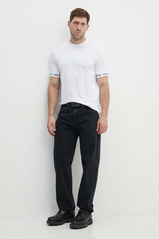 Tričko Karl Lagerfeld 542221.755023 bílá SS24