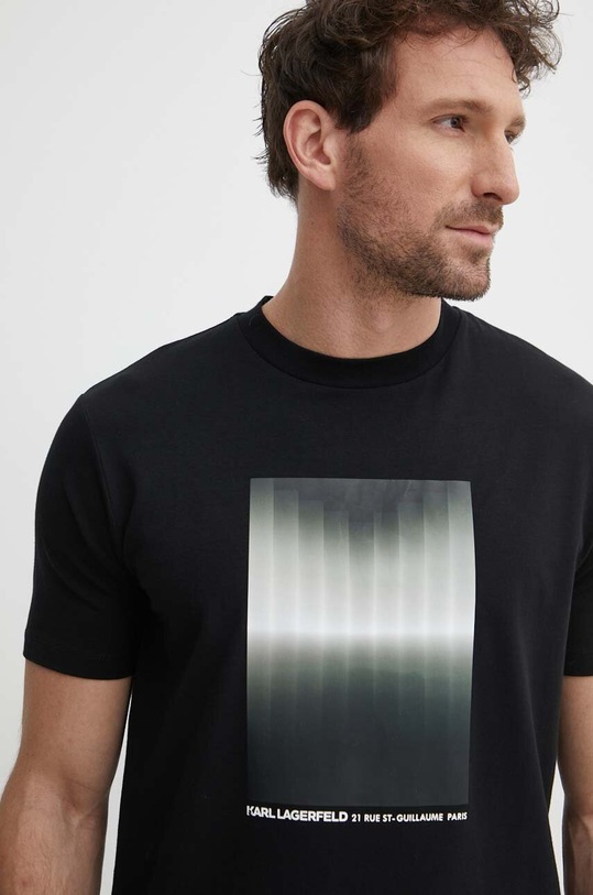Karl Lagerfeld t-shirt czarny 542221.755036