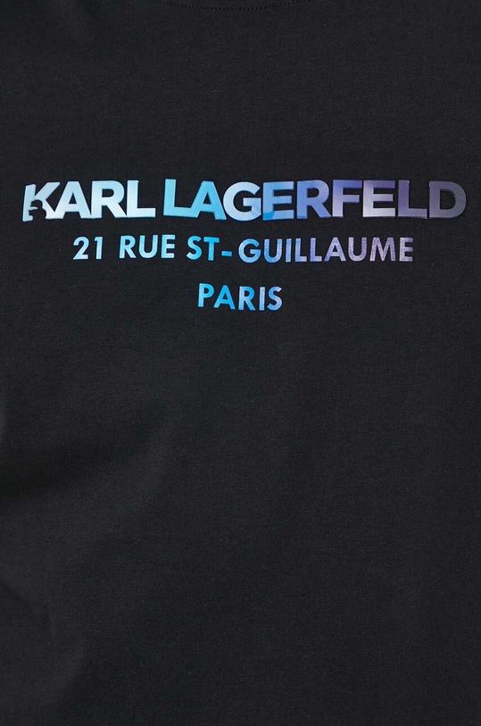 Karl Lagerfeld t-shirt bawełniany 542241.755062 czarny
