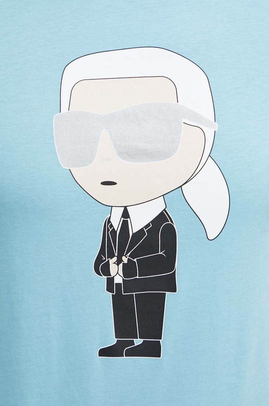 Karl Lagerfeld tricou din bumbac 542251.755071 albastru