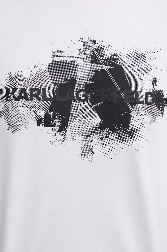 Karl Lagerfeld pamut póló 542224.755148 fehér