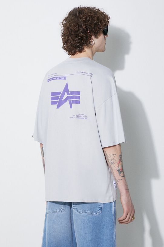 Alpha Industries tricou din bumbac Logo BP