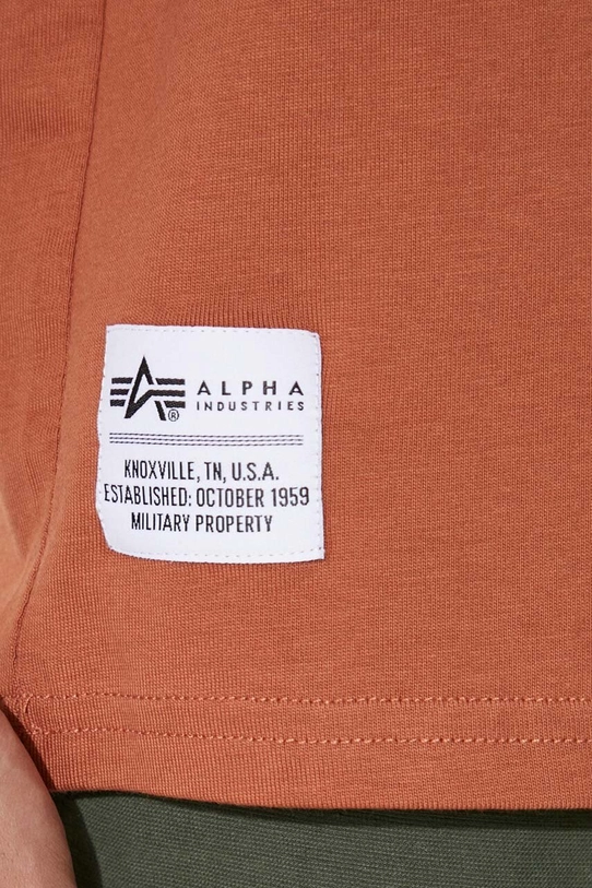 Βαμβακερό μπλουζάκι Alpha Industries Logo BP 146507