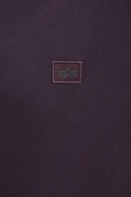 Бавовняна футболка Alpha Industries Essentials RL 146504 фіолетовий