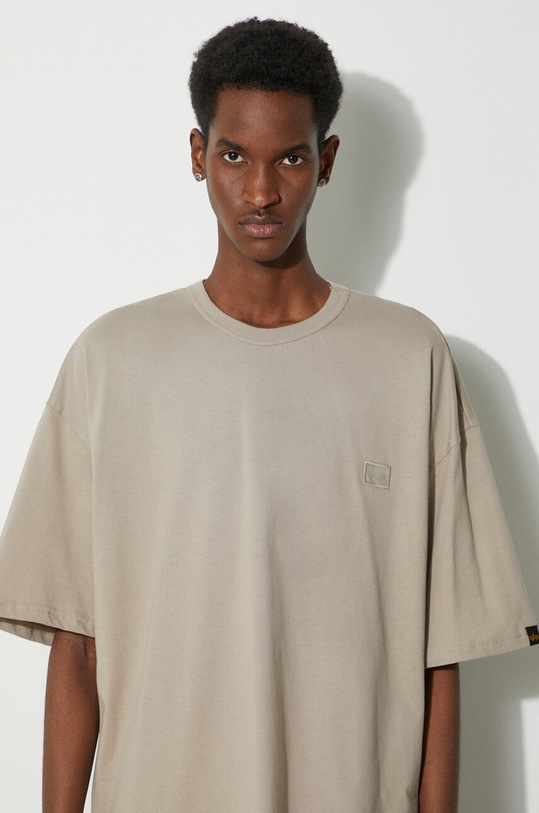 Alpha Industries t-shirt bawełniany Essentials RL 146504 beżowy