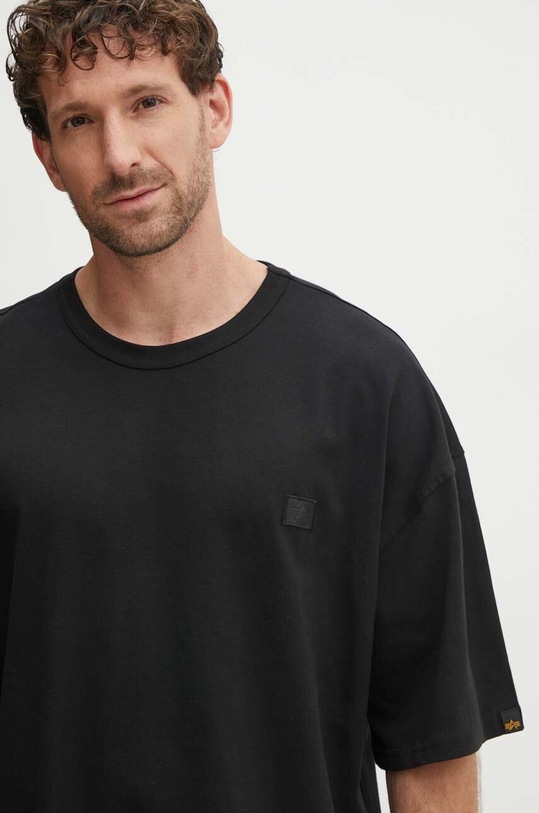 Alpha Industries t-shirt bawełniany Essentials RL czarny 146504