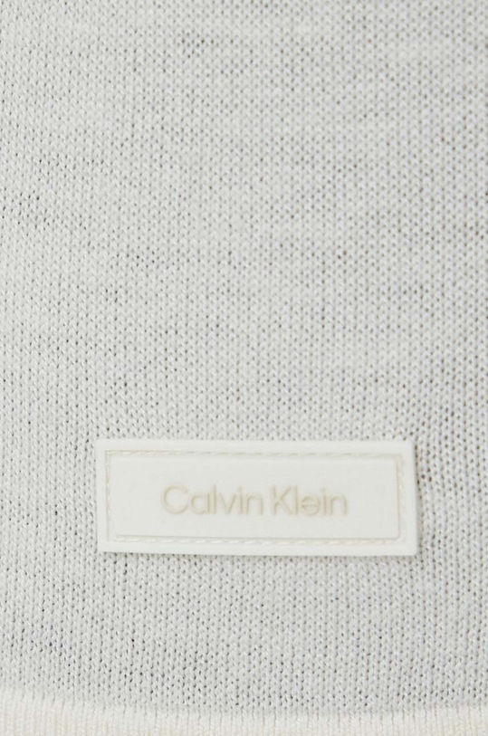 Calvin Klein t-shirt z domieszką jedwabiu K10K112852 beżowy