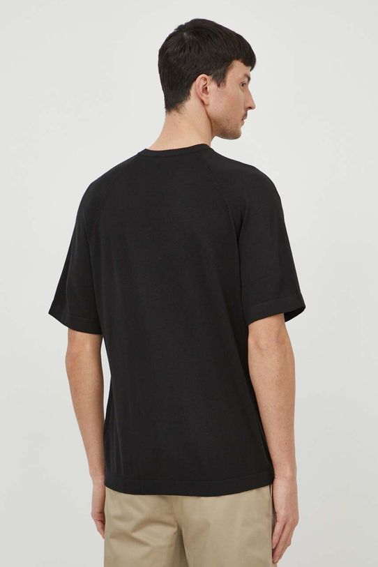 Odjeća Majica kratkih rukava s dodatkom svile Calvin Klein K10K112852 crna