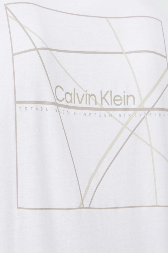 Calvin Klein t-shirt bawełniany K10K112486 biały