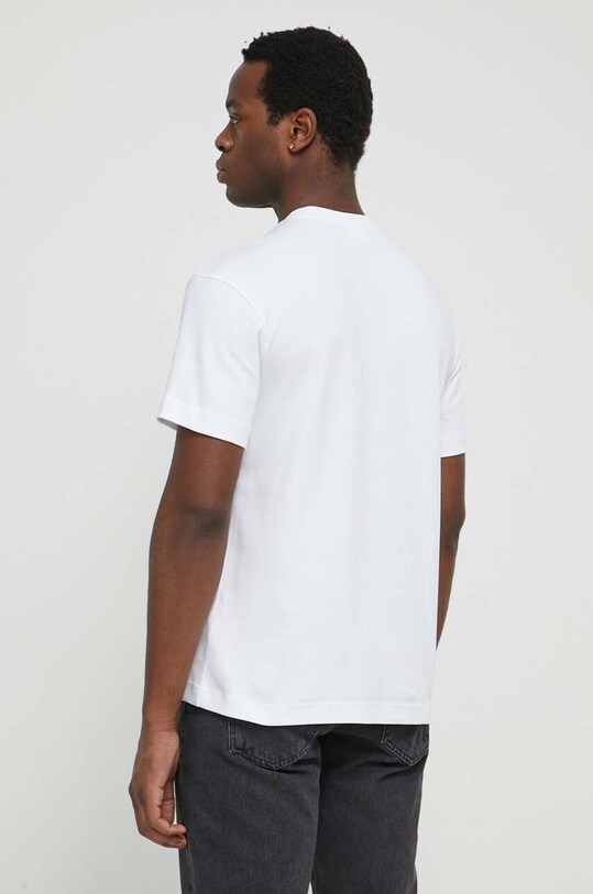 Ruházat Calvin Klein pamut póló K10K112487 fehér