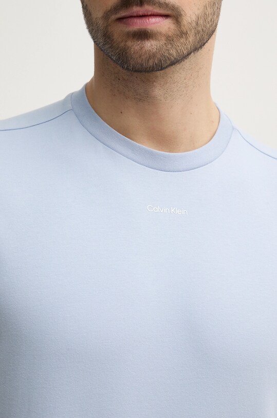 Хлопковая футболка Calvin Klein K10K112487 голубой