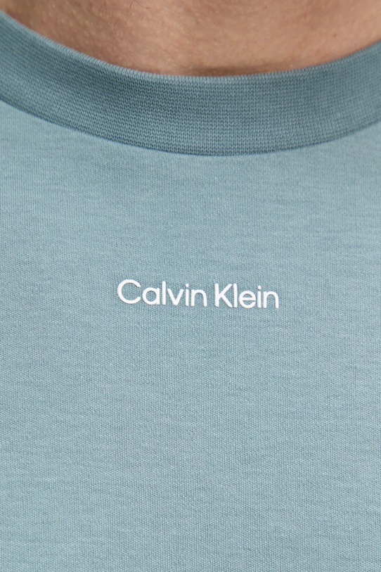 Бавовняна футболка Calvin Klein K10K112487 бірюзовий