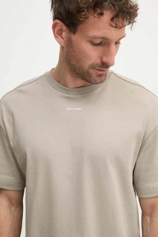 Calvin Klein t-shirt in cotone beige K10K112487