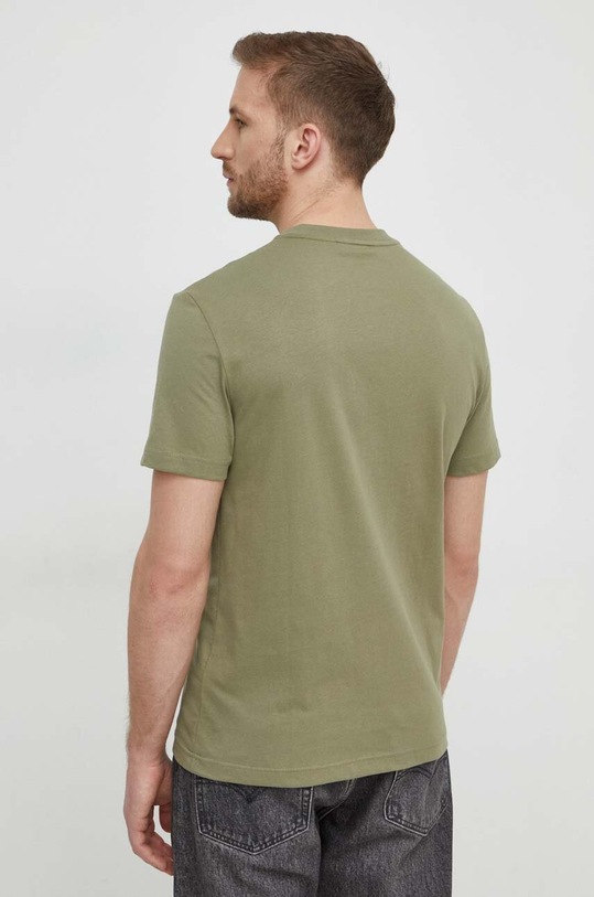 Odzież Calvin Klein t-shirt bawełniany K10K112488 zielony