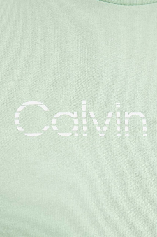 Calvin Klein t-shirt bawełniany zielony K10K112501
