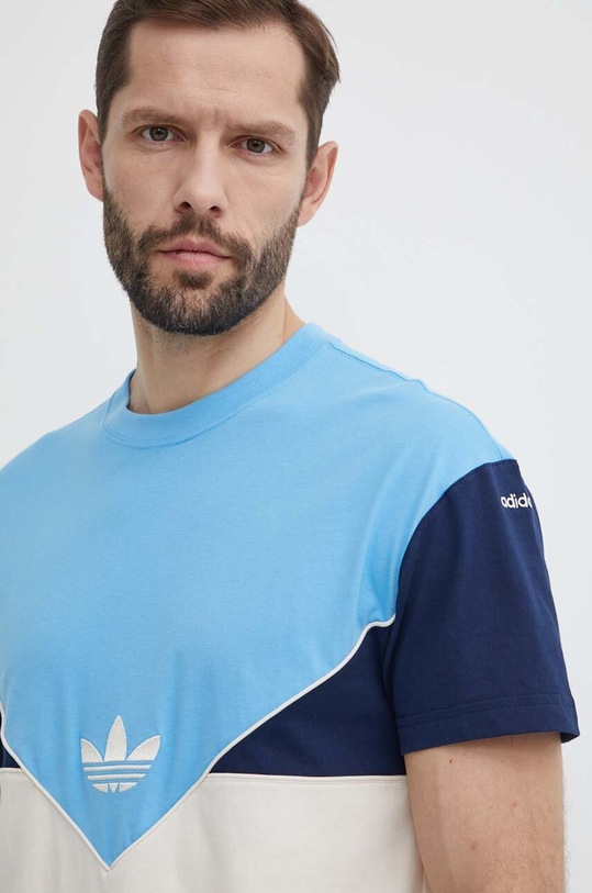 adidas Originals t-shirt bawełniany niebieski IM9423