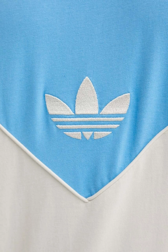 Бавовняна футболка adidas Originals IM9423 блакитний