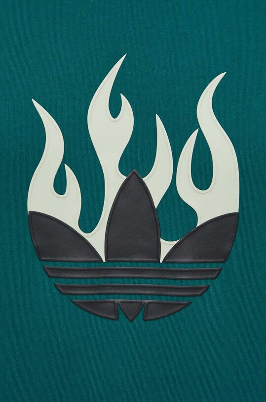 adidas Originals tricou din bumbac IS0177 verde