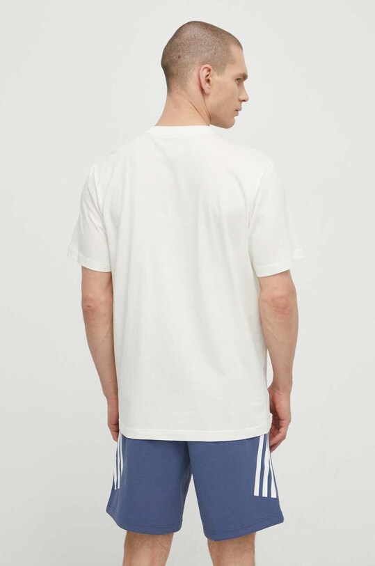 Одяг Бавовняна футболка adidas Originals IS0214 бежевий