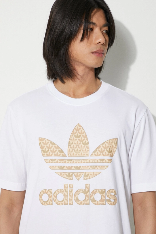 Бавовняна футболка adidas Originals IS0261 білий