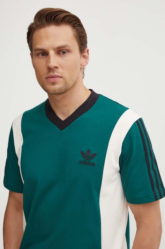 Kratka majica adidas Originals zelena IS1406