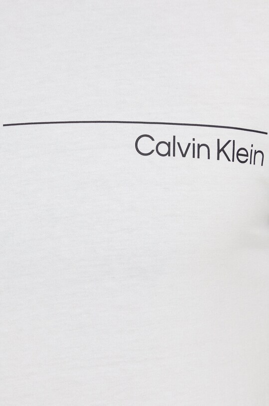 Bavlnené tričko Calvin Klein biela KM0KM00964