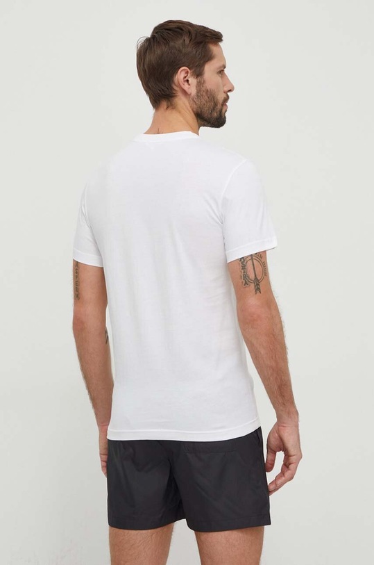 Calvin Klein t-shirt bawełniany KM0KM00971 biały SS24