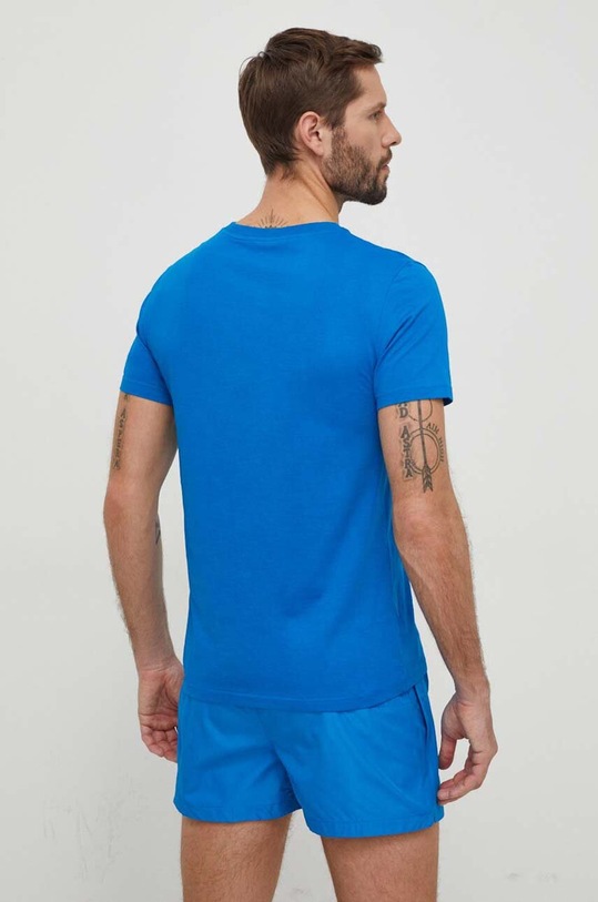 Îmbrăcăminte Calvin Klein tricou din bumbac KM0KM00998 albastru