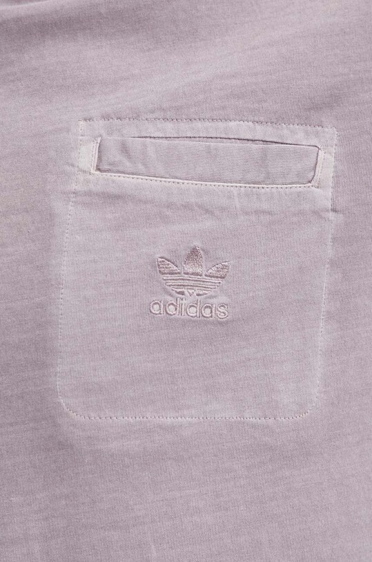 adidas Originals tricou din bumbac IS1762 violet