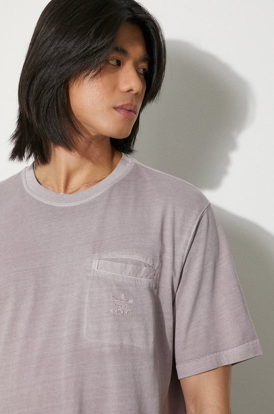 adidas Originals tricou din bumbac IS1762 violet